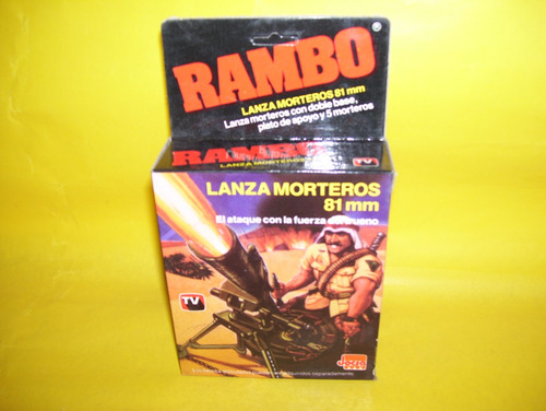 Rambo Lanza Morteros 81mm, Fabrica Jocsa En Años 80´s