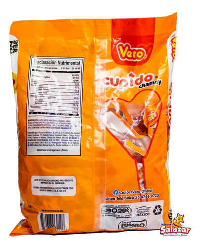 Cupido Chamoy Vero Paleta -b.640g
