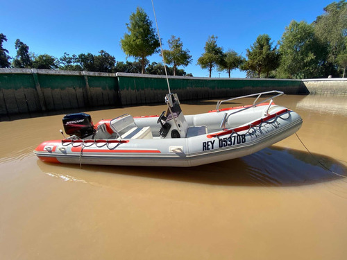 Imagen 2 de 14 de Semirrigido Albatros 550 Mercury 90 Hp 2 Tiempos Web Marine