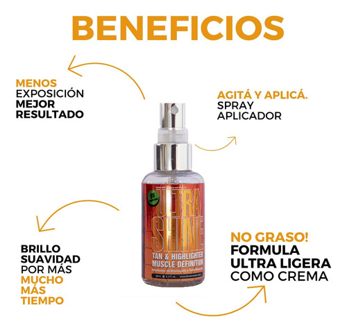Kit Crema Bronceadora Progresiva + Resaltador Del Bronceado