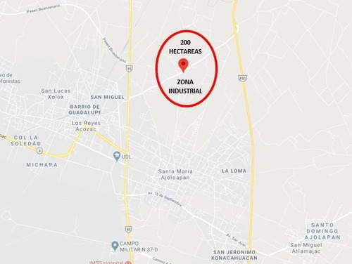 Imagen 8 de 8 de Terreno Industrial Espuela/carr. , Lib.los Reyes Acozac 200h