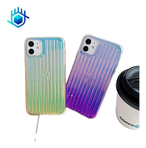 Imagen 8 de 8 de Funda Para iPhone Tornasol Protector Case Mujer Hombre Dama