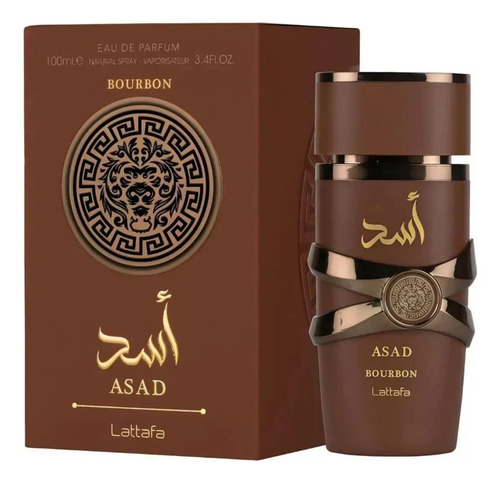 Perfume Lattafa Asad Bourbon Alta Fixação 100ml