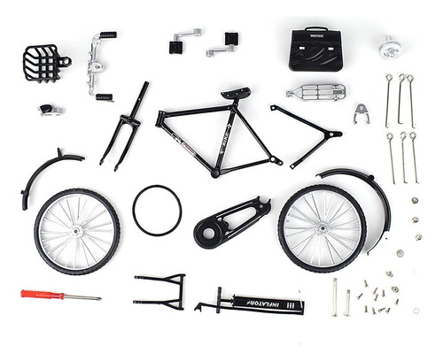 Kit De Escala De Modelo De Bicicleta De Bricolaje