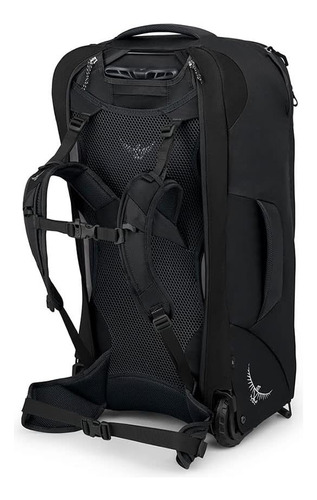 Mochila De Senderismo Con Ruedas Osprey Farpoint 65l Negra
