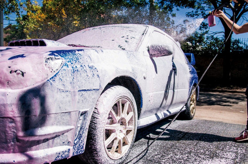 Imagen 2 de 10 de Glabs | Color Snow | Espuma Activa | Color Violeta | 1 Lt.