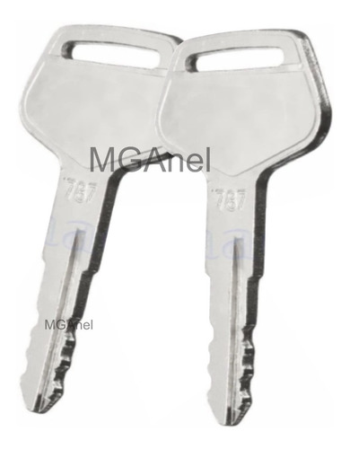 Imagen 1 de 1 de X2 Llave Maestra Komatsu 787 Maquinaria