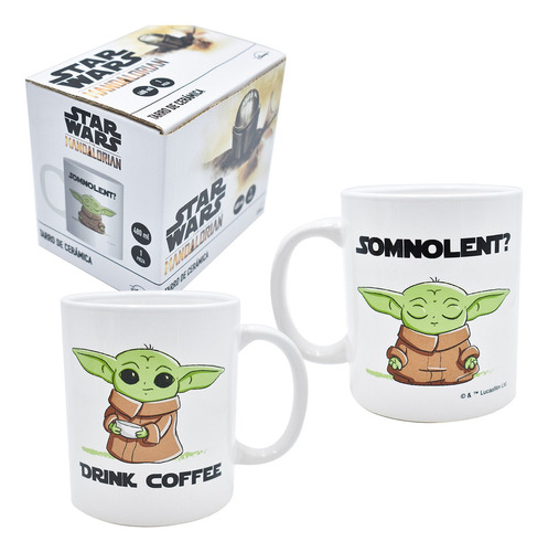 Taza Cerámica Baby Yoda Child Mandalorian Star Wars Disney