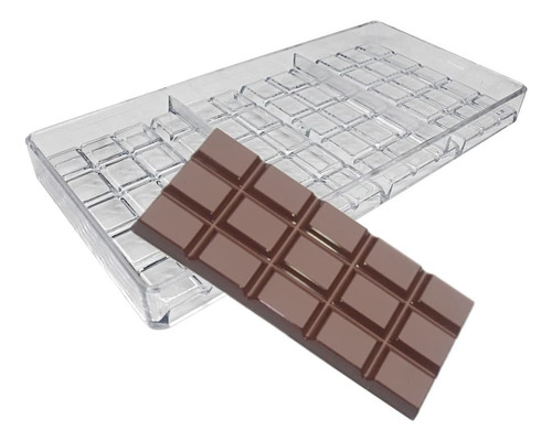 Molde P/ Barra De Chocolate Goldbaking, Poli  4 En 1