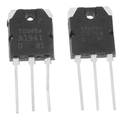 Imagen 1 de 4 de Set De Transistores Toshiba A1941 C5198 2sa1941 2sc5198 Hobb