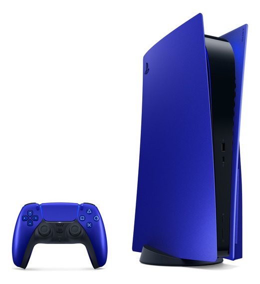 PlayStation - Cover Carcasa Consola Playstation 5 Ps5 Standard Cobalt Blue