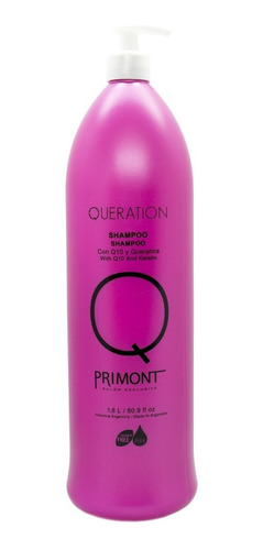 Primont Shampoo Queration Con Q10 Y Queratina 1800ml