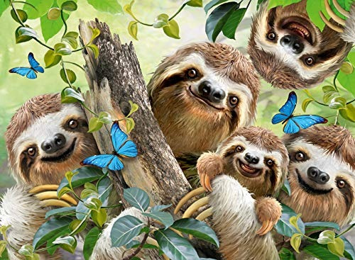 Quebra-cabeça Ravensburger Sloth Selfie 500 Peças