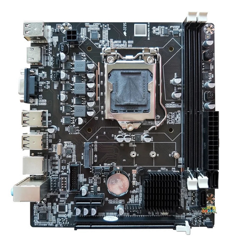 Kit Processador I5 3470 + Placa H61 1155 + 8gb Ddr3 1600mhz Cor Preto