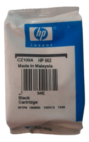 Hp 662 Negro Original Sin Caja