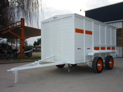 Imagen 2 de 25 de Acoplado Trailer 6 Cheques Cerrado Taller Rodante 3.5 Mts