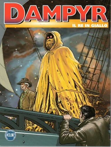 Dampyr N° 235 - Il Re In Giallo - 100 Páginas Em Italiano - Sergio Bonelli Editore - Formato 16 X 21 - Capa Mole - 2019 - Bonellihq Cx483 L23