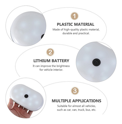 Nuevo 2 Piezas De Luz For Coche Duradera Útil Creativa