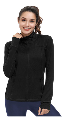 Chaqueta De Entrenamiento Con Cremallera Completa Para Mujer