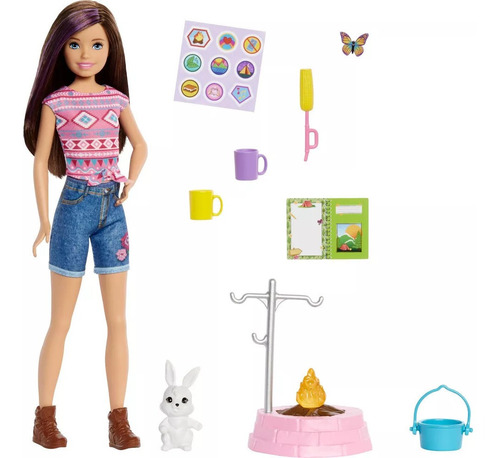Barbie Skipper Dia De Camping Con Accesorios Original