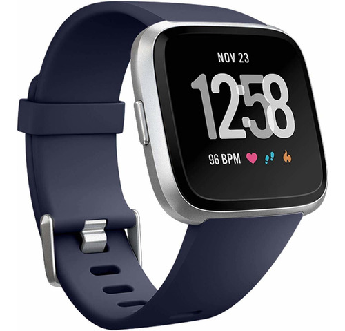 Malla Small Para Fitbit Versa / Versa 2 Azul Marino -7f648d6