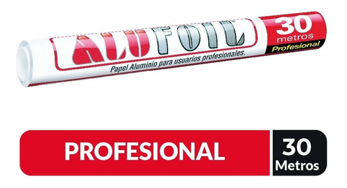 Imagen 1 de 1 de Papel Aluminio Alufoil Profesional 30 Mts.