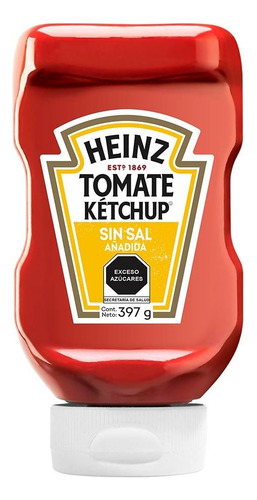 Kétchup Heinz Sin Sal 397 G