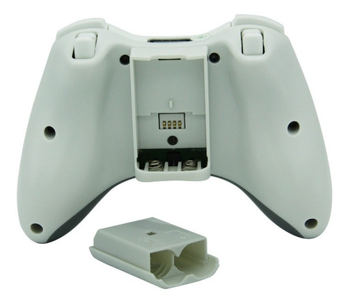 Joystick Inalambrico Xbox 360 Y Pc Receptor Usb Blanco
