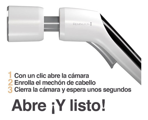 Rizadora Curl Remington Titanio Ceramica Lock System Tenaza