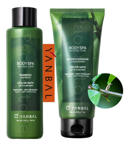 Body Spa Uña De Gato Shampoo + Acondicionador Yanbal