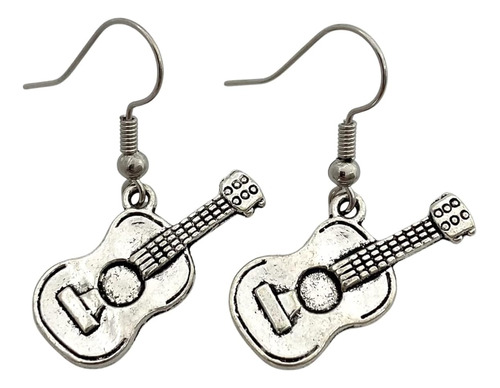 Pendientes De Guitarra Joyería De Música Country Nash...