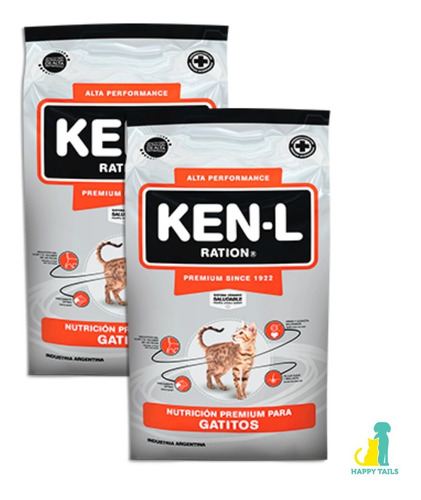 Ken-l Gatitos 2 X 7.5 Kg (15 Kg) - Happy Tails