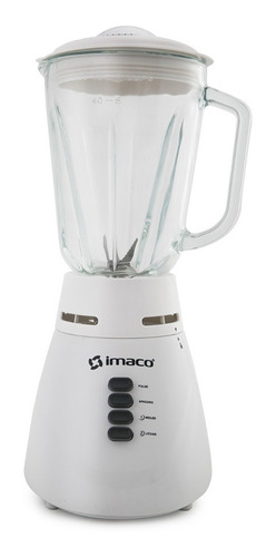 Licuadora Imaco Con Vaso Acrílico Imaco Bl 4125p 350 W.