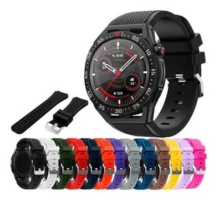 Kit 3 Correas Sport Silicon Para Huawei Watch Gt 3 Se