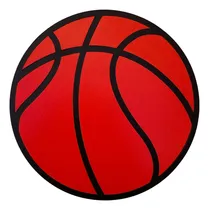 Comprar Cuadro Decorativo Pelota Basketball Nba Decoración Deportes Naranja