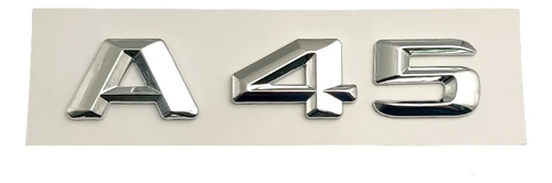 Chrome Letter Trunk Badge Sticker Para Mercedes- Benz A45