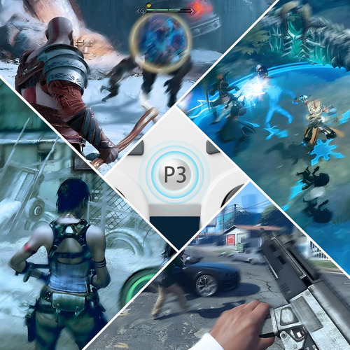 Controlador Inalámbrico Powerextra Ps-3 Compatible Con Play-