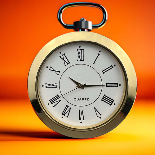 Para 2 Reloj En Miniatura Con Inserción De Reloj Dorado