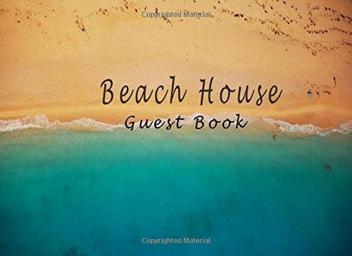 Beach House Guest Book Visitors Book, Guest Book For Vacatio