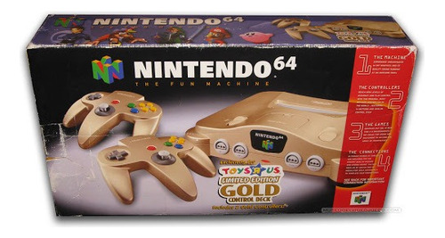 Nintendo 64 Toys"R"Us Limited Edition Gold Control Deck color  gold