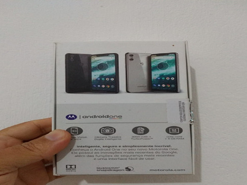 Motorola One Dual Sim 64 Gb Preto 4 Gb Ram Leia O Anuncio