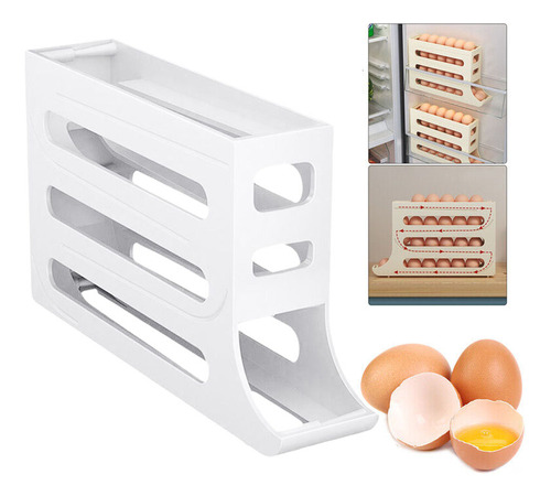 Contenedor De Huevos Para Refrigerador Con Enrollamiento Aut