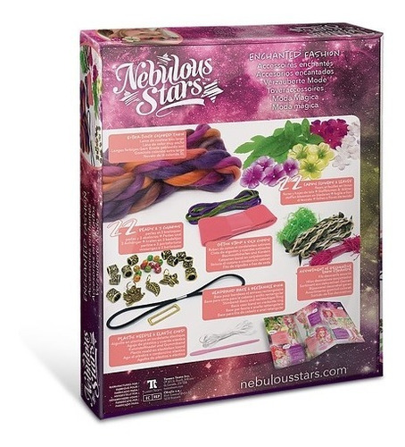 Kit Para Hacer Balaca Bufanda Pulsera Flores Bosque Natural