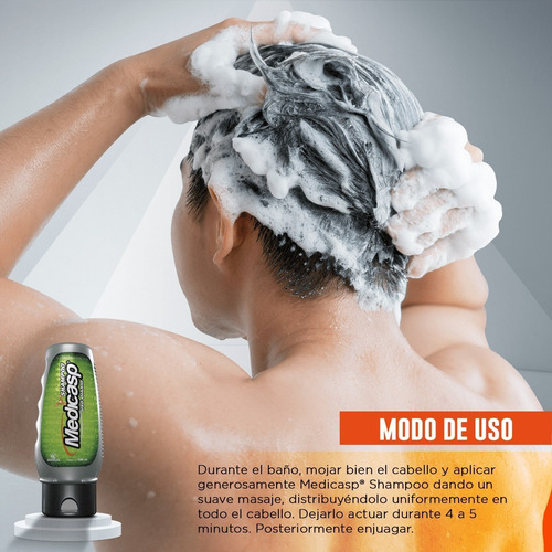 Medicasp Shampoo Antimicótico Anti-caspa. Botella Con 130ml.