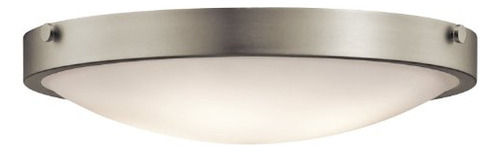 Kichler 42276ni Lytham Flush Mount, 4 Luces, Níquel Cepillad