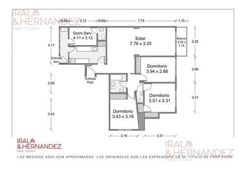 Imagen 25 de 25 de Departamento 4 Ambientes C/ Coch Y Dep - Botánico