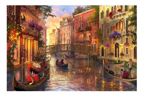 Rompecabezas 1,500 Piezas, Puesta De Sol En Venecia