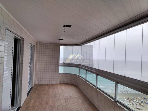 Imagem 16 de 30 de Excelente Apartamento De 4 Dormitórios, 3 Suites, Mobiliado, Pronto Pra Morar, Vista Mar, Guilhermina Em Praia Grande /sp. - Ap1885