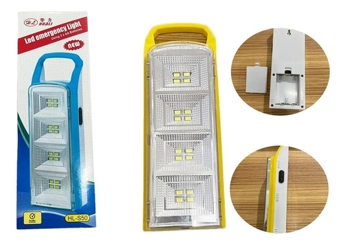 Linterna Led De Mano Emergencia 16led