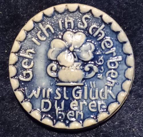 Monedas Alemania Notgeld Höhr/coblenz. Porcelana X 3 Uni (Usado)